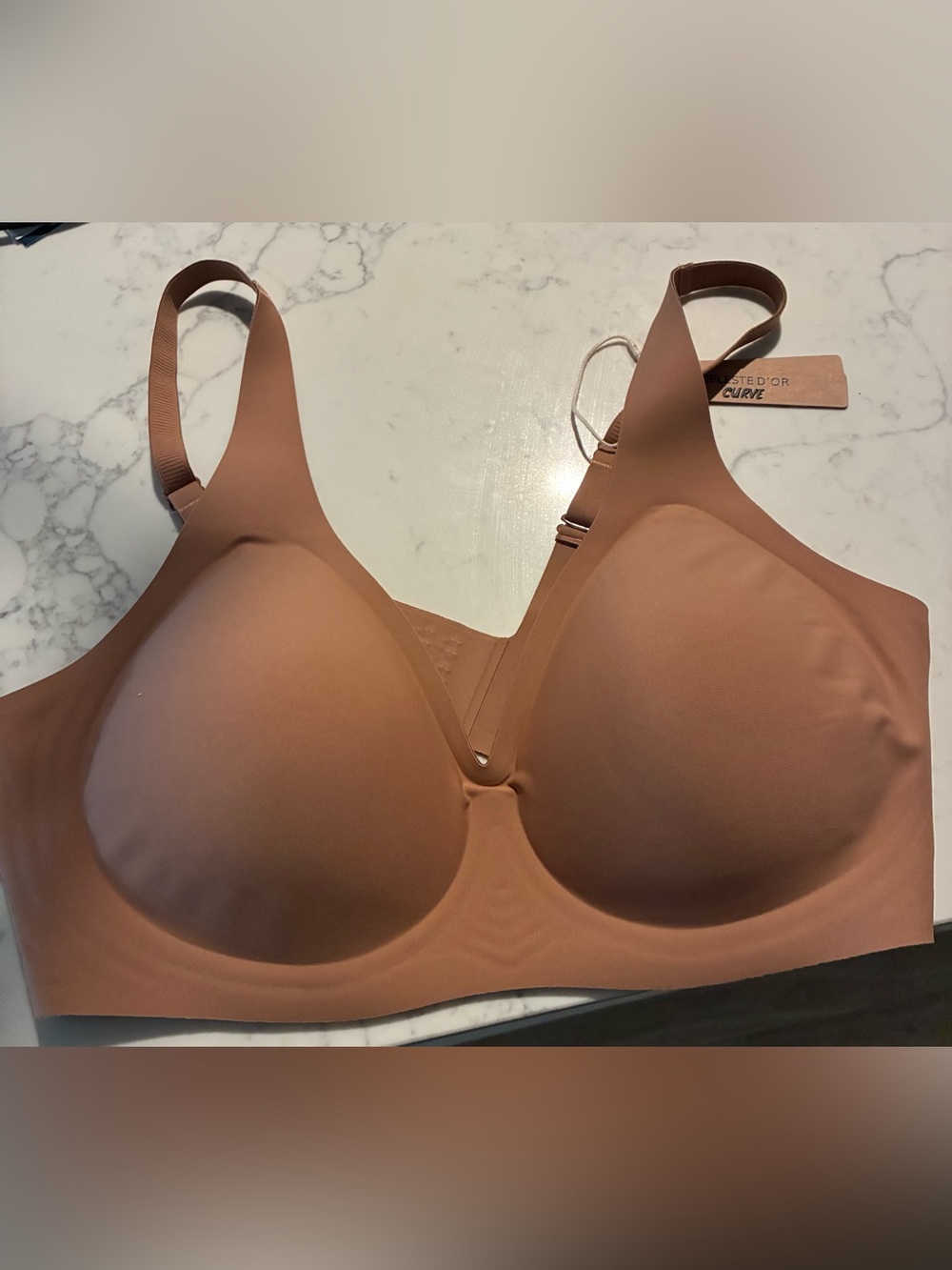 Celeste Smooth Moulded Tan Bra - Everyday Support